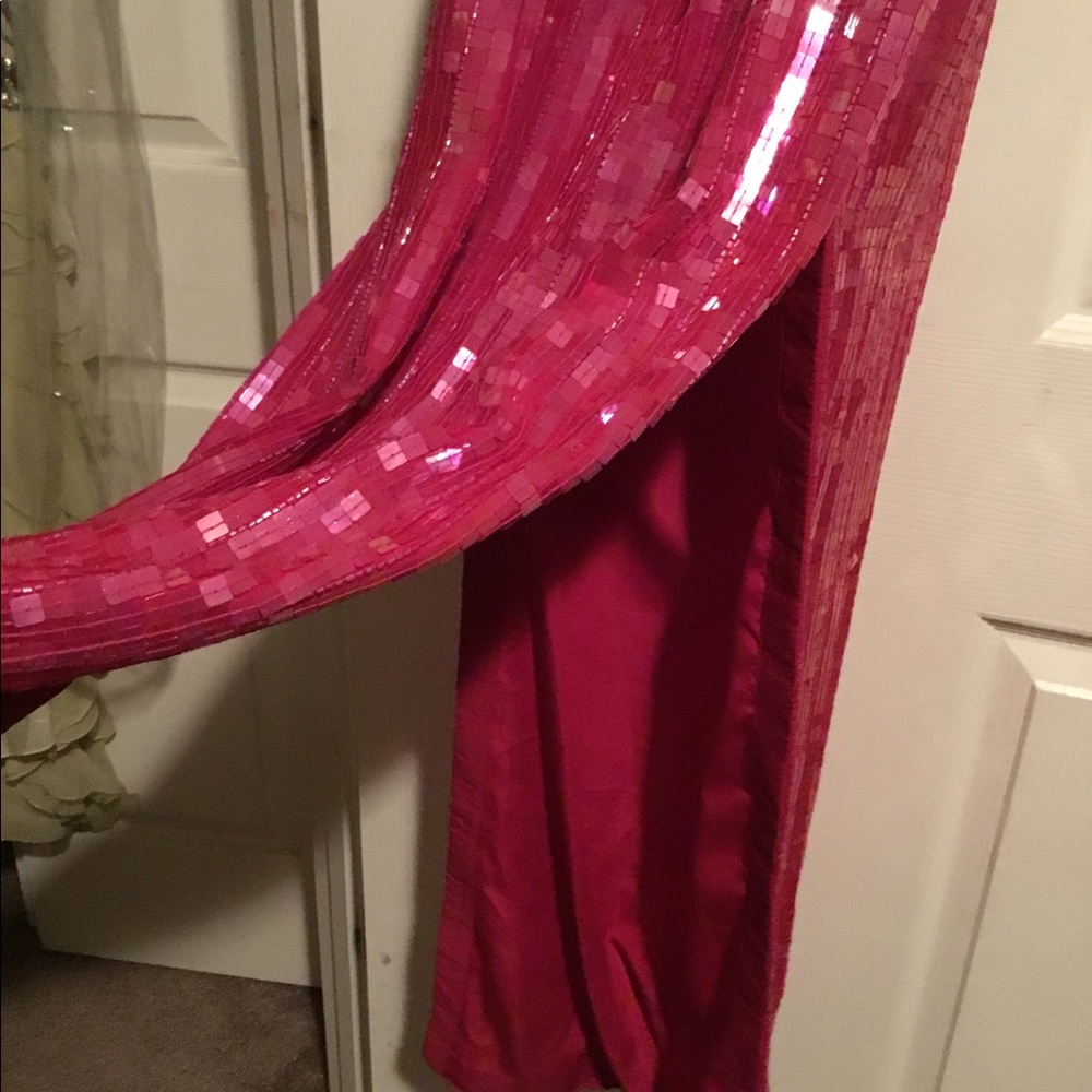 Hot pink Formal Prom Dress